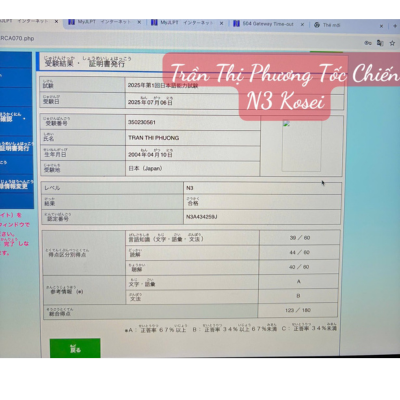 Trần Thị Phương - Lớp Tốc chiến N3